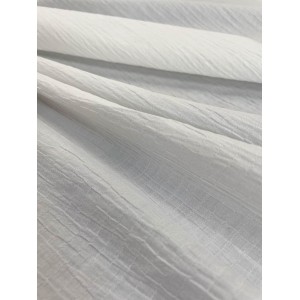 Cotton Crash Fabric - White