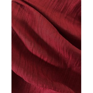 Crinkle Linen - Deep Red