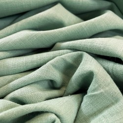 Linen Look Stretch - Mint Green