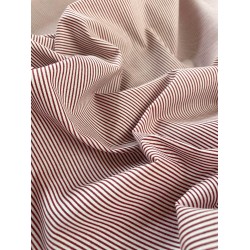 Striped Fabric - Red/White