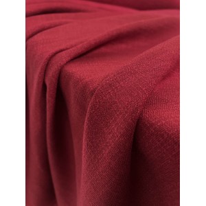 Linen Stretch - Warm Red