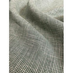 Checked Linen - Green/White