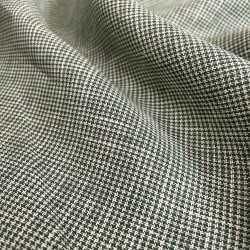 Checked Linen - Green/White