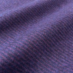 Caban Fabric - Purple/Ink Blue
