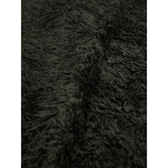 Fake Fur Fabric - Black