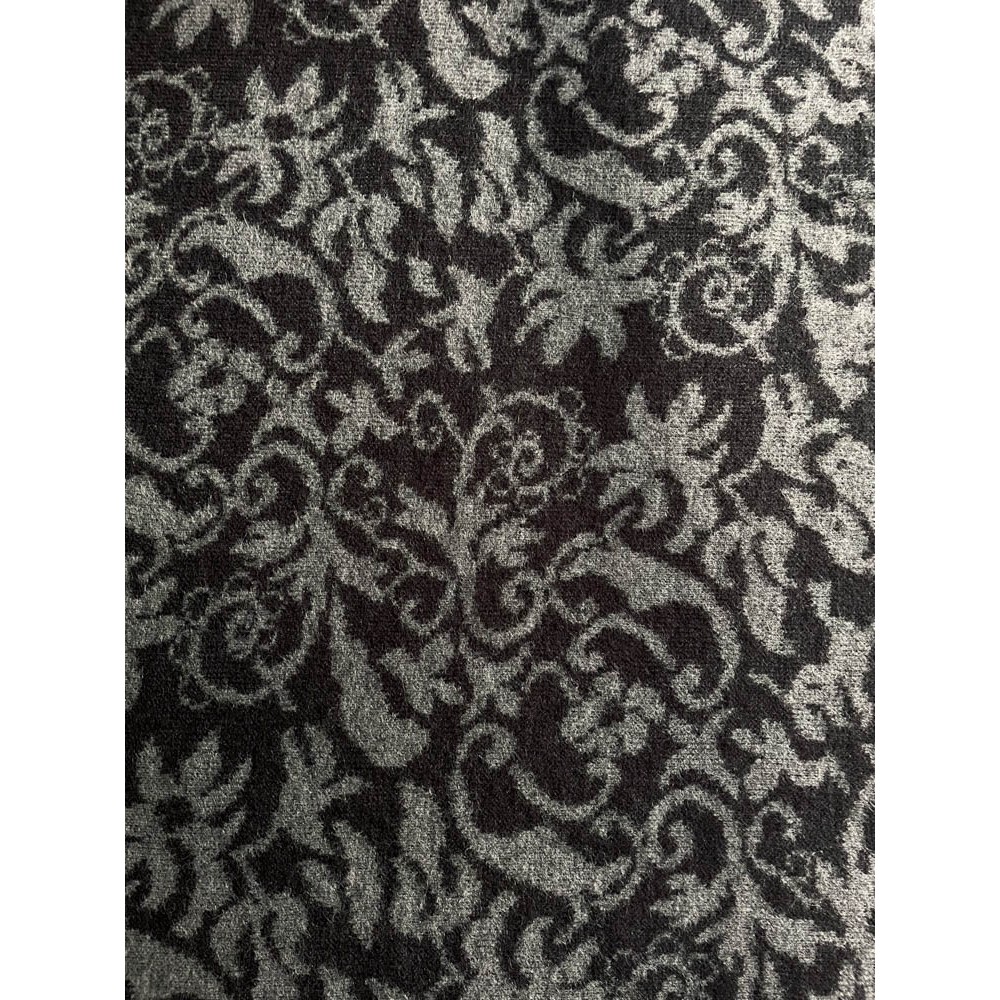 Knitted Fabric - Black/Grey