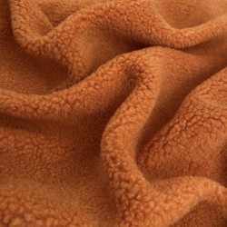 Teddy Fabric - Soft Orange