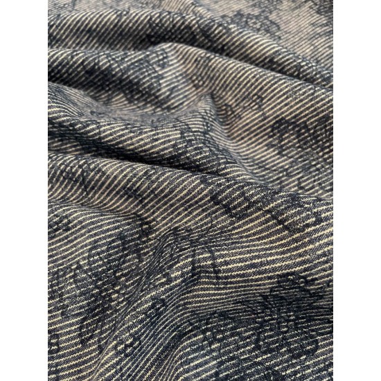 Pceewtyt Denim Fabric Cotton Material Cotton Printed Denim Fabric Summer  Thin Washed Fabric Dress Clothing Fabric Cloth(Size:Stripes,Color:Blue) :  Amazon.in: Clothing & Accessories