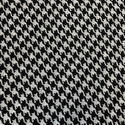 Knitted Fabric Pied de Poule - Black - White