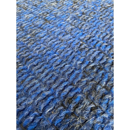 Winter Fabric – Cobalt/Grey