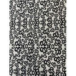 Woven Fabric – Black/Gray