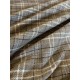 Checkered Fabric Wool - Brown/Beige/White/Blue