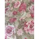 Cheerful Fabric - Flowers Pink Green