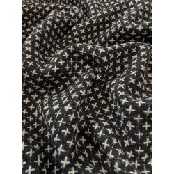 Woven Fabric – Black/White