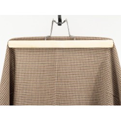 Checked Fabric Small - Brown Camel Bi-Stretch